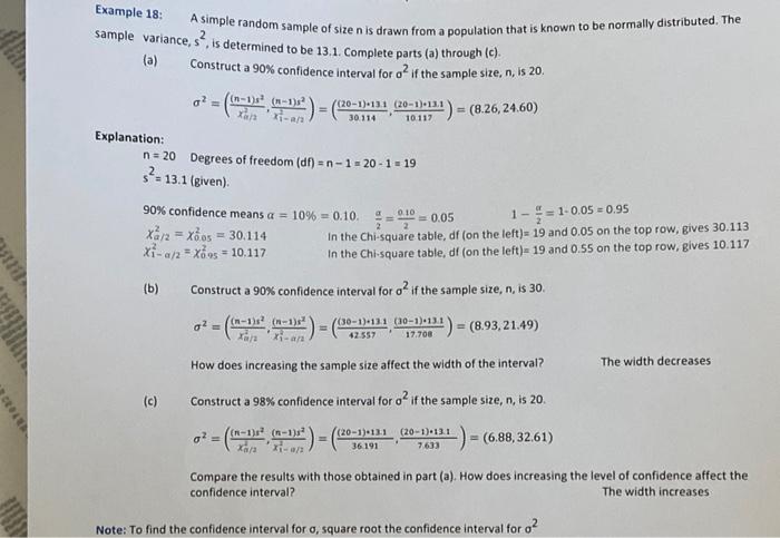 Solved A simple random sample of size n is drawn from a | Chegg.com
