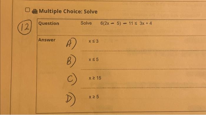 solved-multiple-choice-solve-question-solve-6-2x-5-11-3x-4-chegg