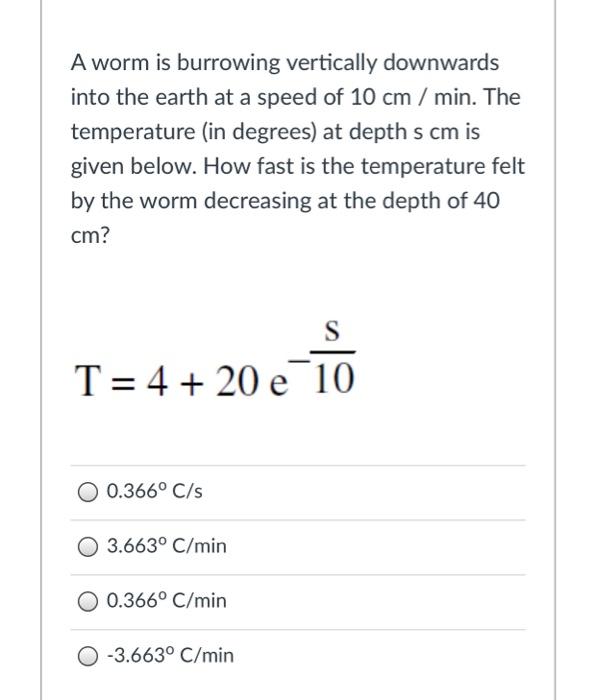 worm in depth