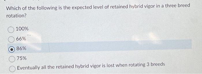 Solved Which of the following is the expected level of | Chegg.com