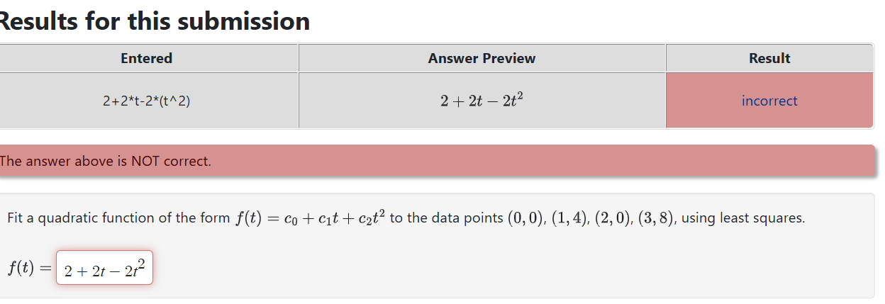 Solved the answer you have provided is ﻿incorrect, please | Chegg.com