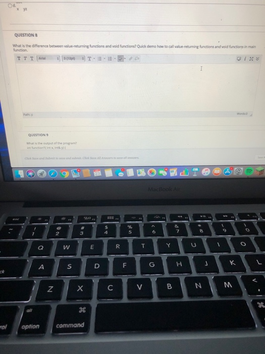 Solved QUESTION 6 What is the difference between a parameter | Chegg.com