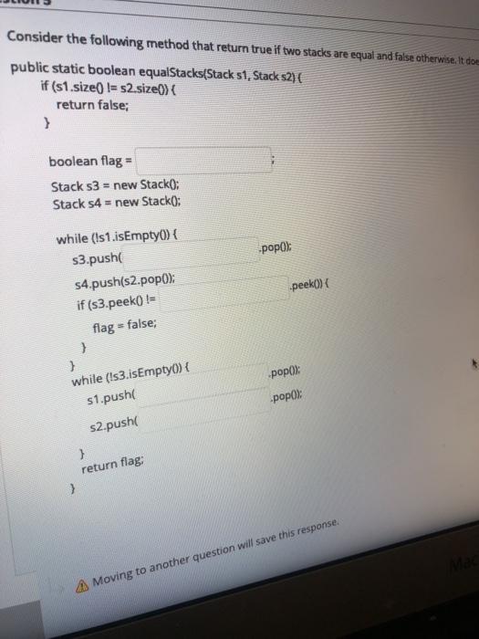 Solved Consider the following method that return true if two | Chegg.com