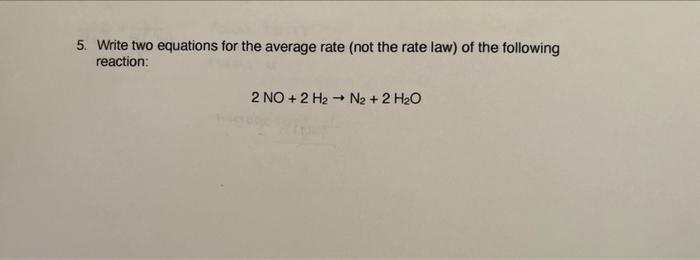 give the two equations to calculate the mean rate of reaction