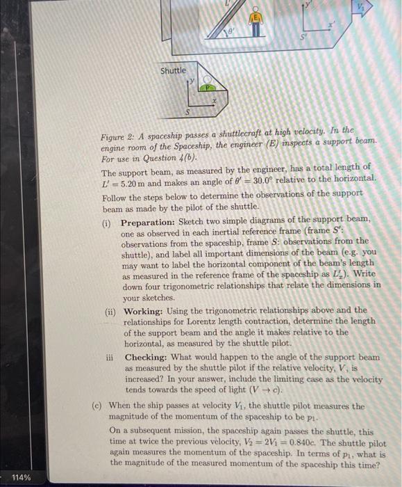 Solved 7percent Problem 9 A Spaceship Is Traveling At A Or Cheggcom