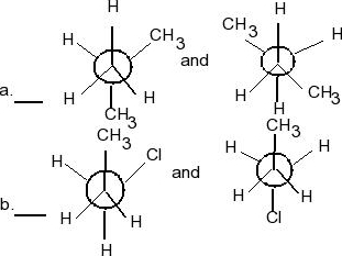 Solved Label each pair of compounds as: a. conformational | Chegg.com