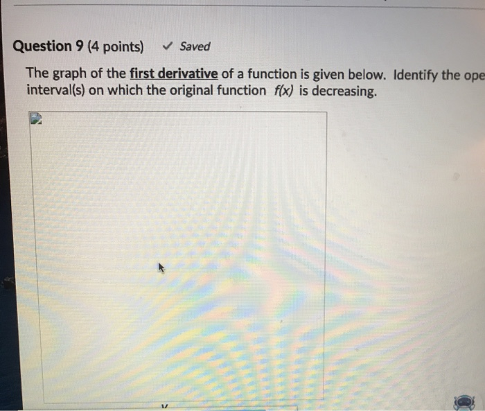 Solved Question 9 (4 Points) Saved The Graph Of The First | Chegg.com