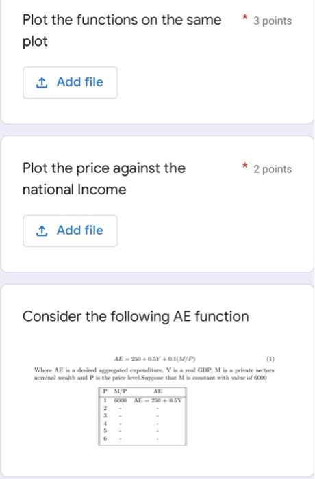 Solved Plot the functions on the same plot 1 Add file Plot | Chegg.com
