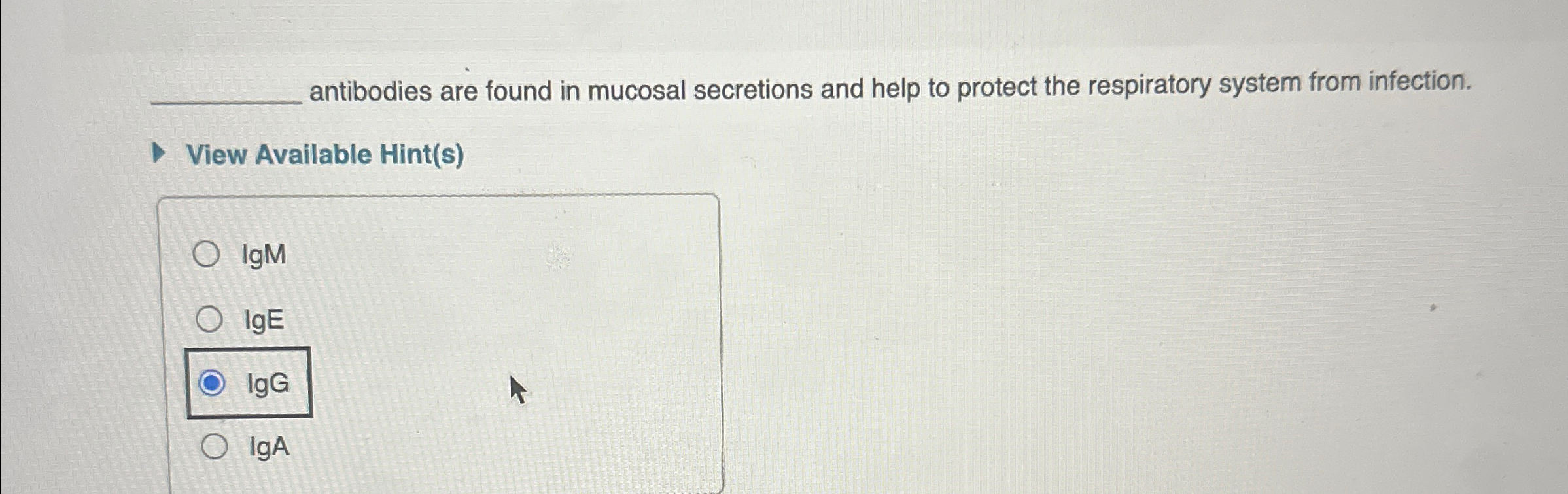 Solved antibodies are found in mucosal secretions and help