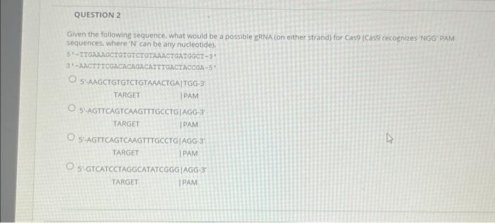 Solved Given the following sequence, what would be a | Chegg.com
