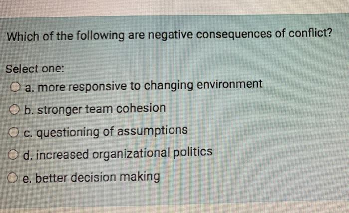 solved-which-of-the-following-are-negative-consequences-of-chegg