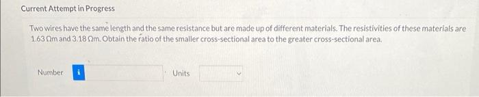 Solved Current Attempt in Progress Two wires have the same | Chegg.com