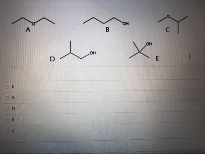 Solved a compound with a molecular formula C4H10O gives a H | Chegg.com
