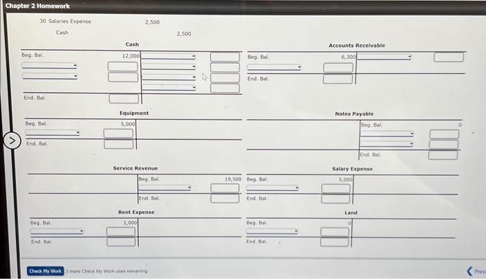 Solved Posting Journal Entries Listed below are selected | Chegg.com
