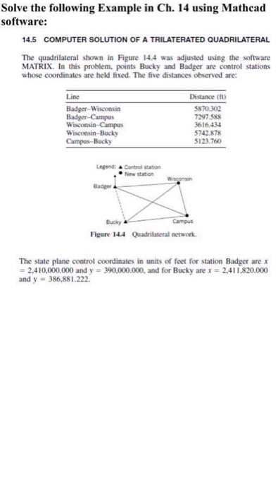 Solved Solve the following Example in Ch. 14 using Mathcad | Chegg.com