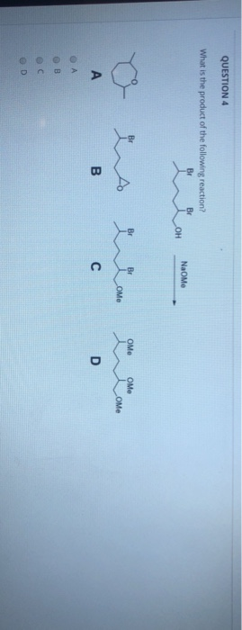 Solved QUESTION 3 What is the major product of the following | Chegg.com