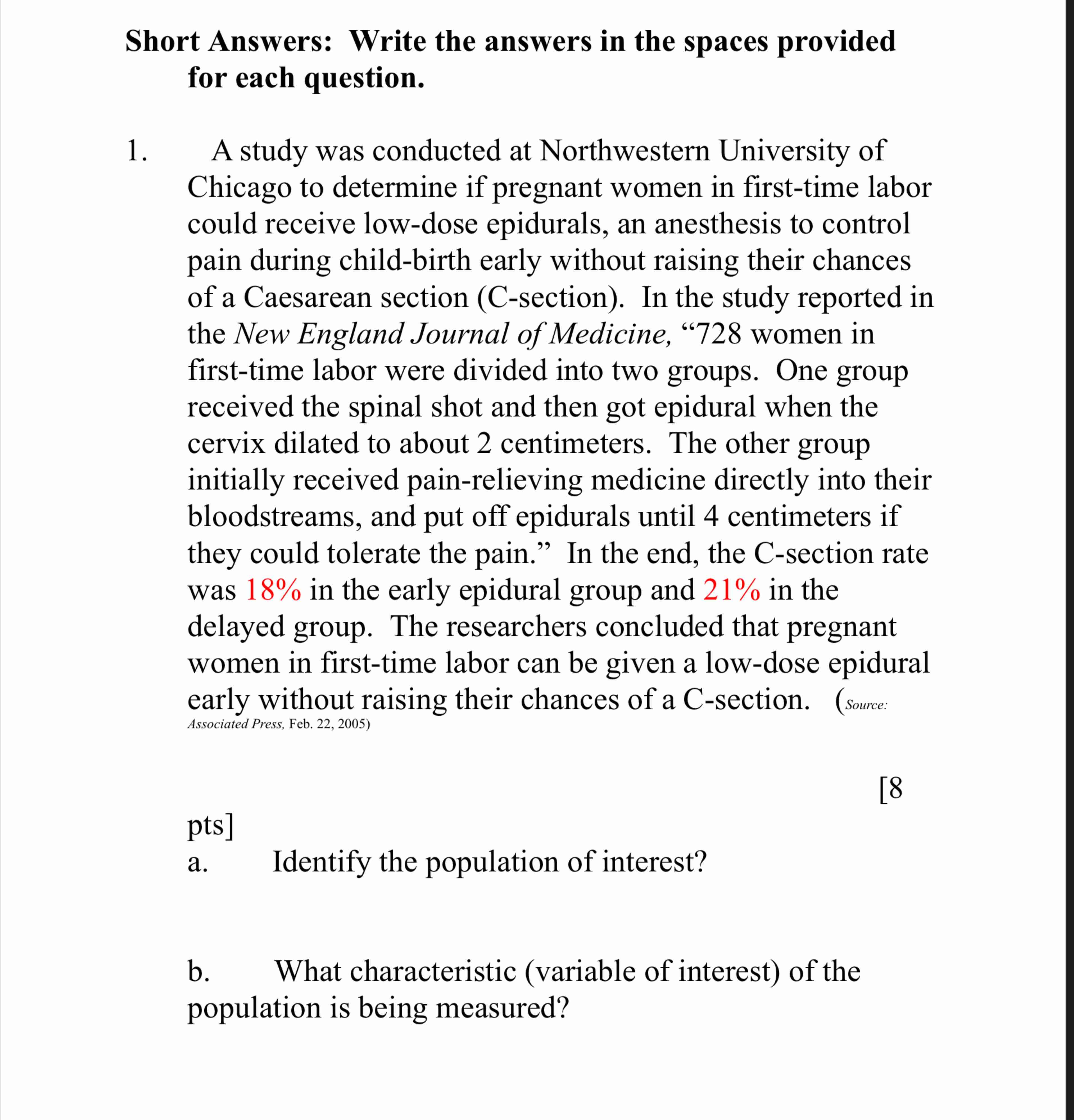 Solved Short Answers: Write the answers in the spaces | Chegg.com