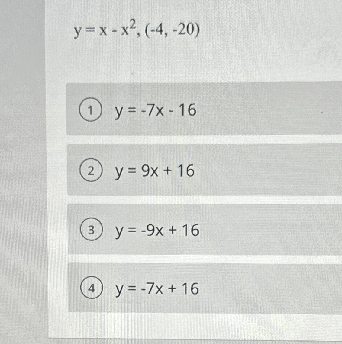 y x 2 10x 14 y 7x 16