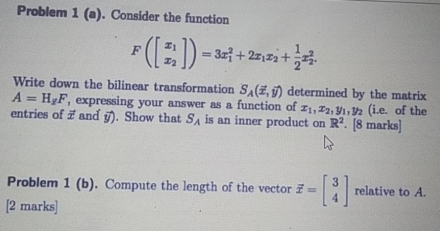 Solved Problem 1 (a). ﻿Consider the | Chegg.com