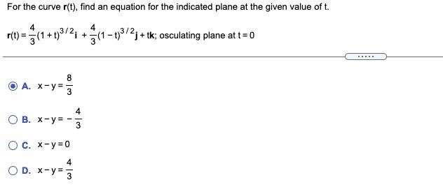 Solved please help solve question. Not sure if it is option | Chegg.com