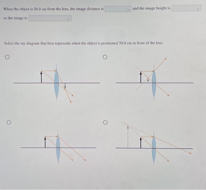 Solved A 13.0-cm-tall object is located in front of a | Chegg.com