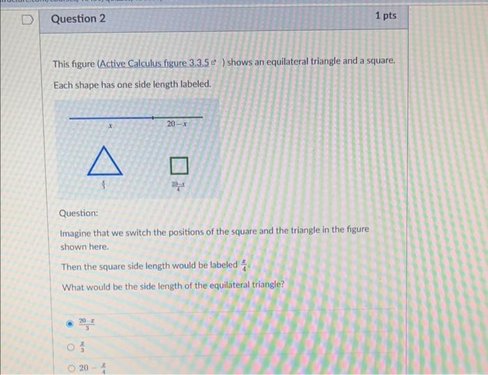 Solved Question 1 1 pts This figure shows a line segment | Chegg.com