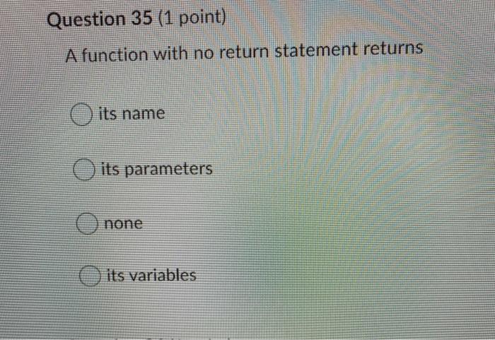 Solved Question 33 (1 point) A loop pattern that asks the | Chegg.com