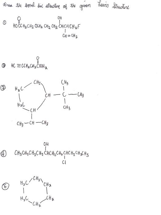 Solved Dross the bord line structure of the given Lewis | Chegg.com