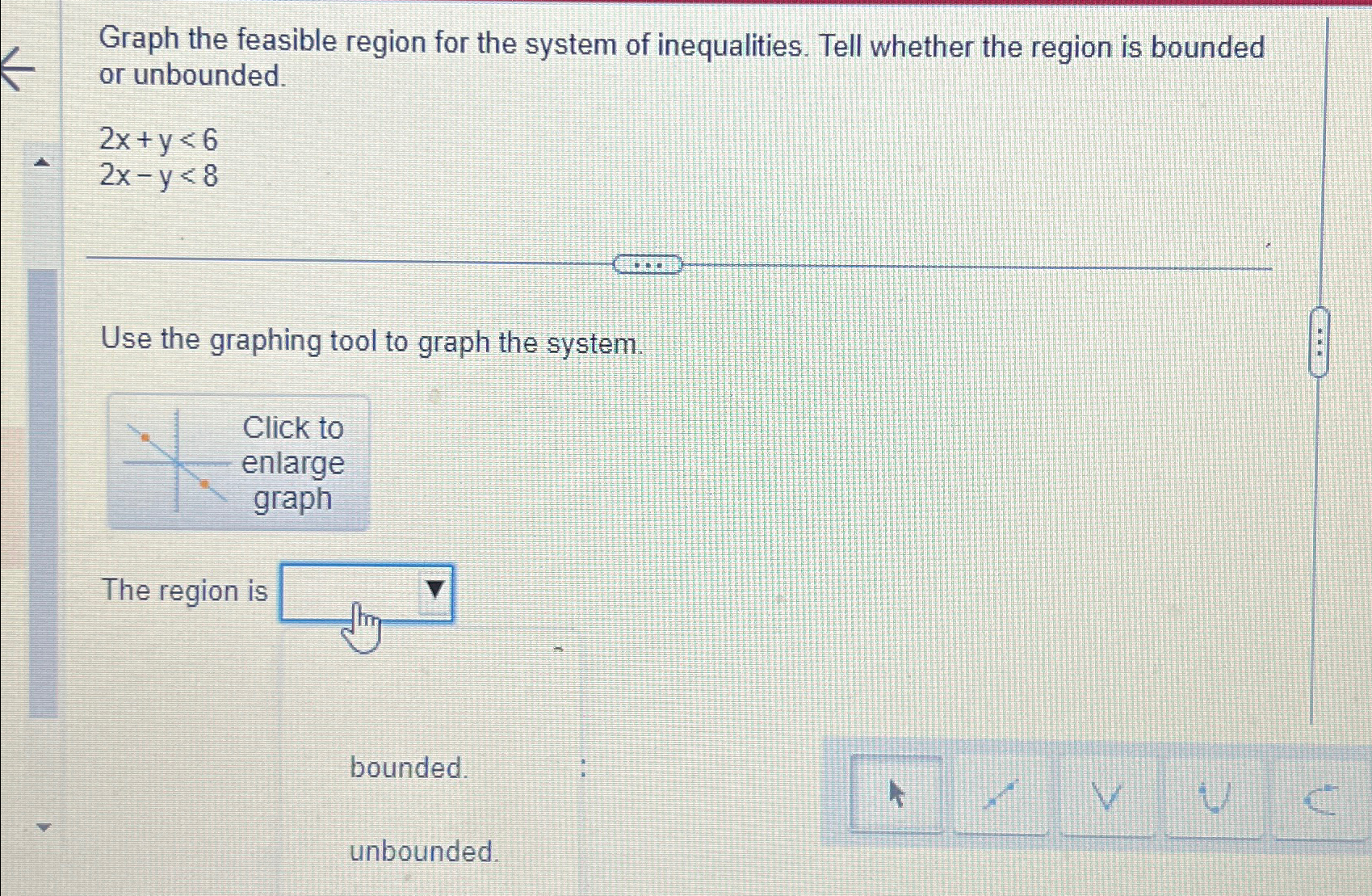 Solved Graph the feasible region for the system of | Chegg.com