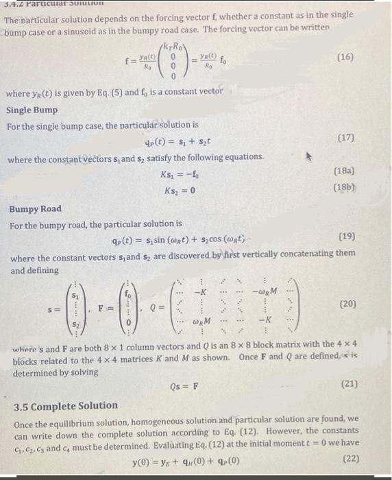 Solved 4.2 Function: ParticularSolution.m Create a function | Chegg.com