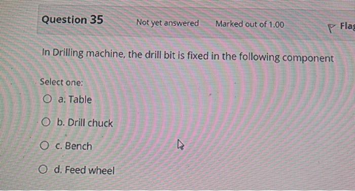 Solved Question 35 Not yet answered Marked out of 100 Flag | Chegg.com