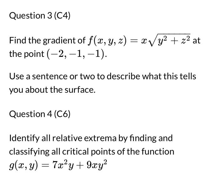Solved please help with questions 3&4 and provide as much | Chegg.com