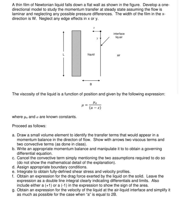 Solved Consider flow of a Newtonian fluid between two | Chegg.com