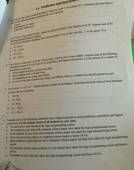 Solved 1 3 Propositional Equivalences 1 Use A Truth Table