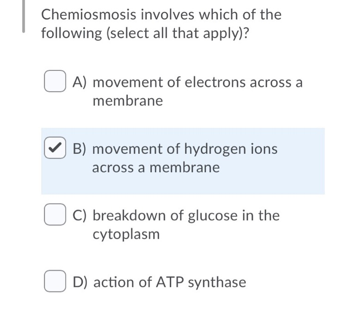 chemiosmosis