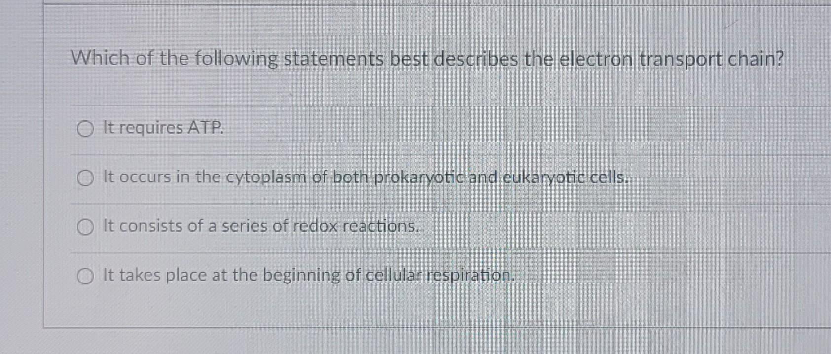 Solved Which Of The Following Statements Best Describes The Chegg Com   Image