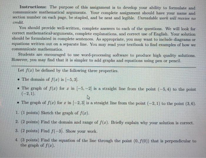 Solved Instructions: The purpose of this assignment is to | Chegg.com