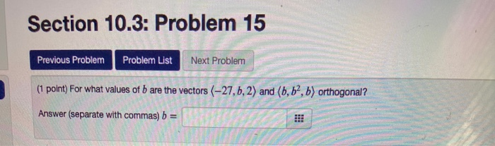Solved Section 10.3: Problem 13 DE PLUS Previous Problem | Chegg.com