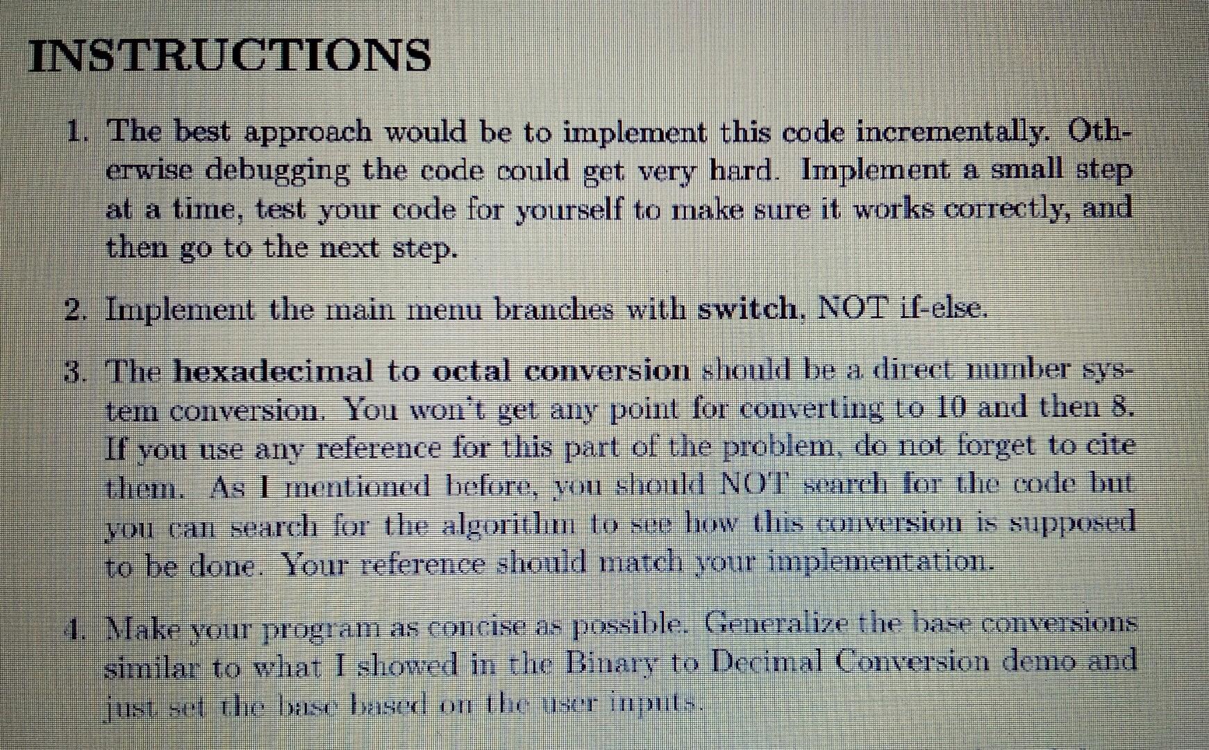 Solved Can you make a code for this assignment? Make sure to | Chegg.com