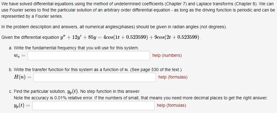 Solved We have solved differential equations using the Chegg com