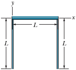 Solved In figure 9-37, three uniform thin rods, each of | Chegg.com