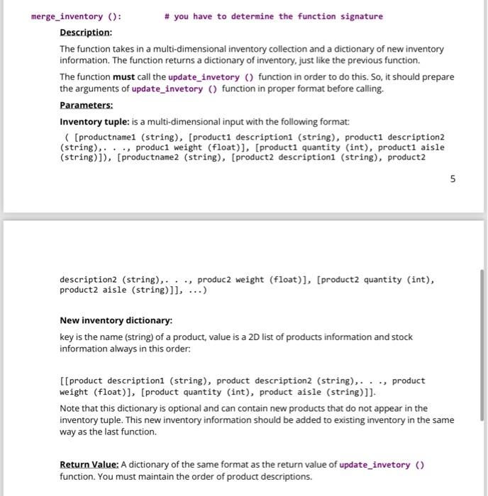 Solved Restrictions Any function that violates the following | Chegg.com image.