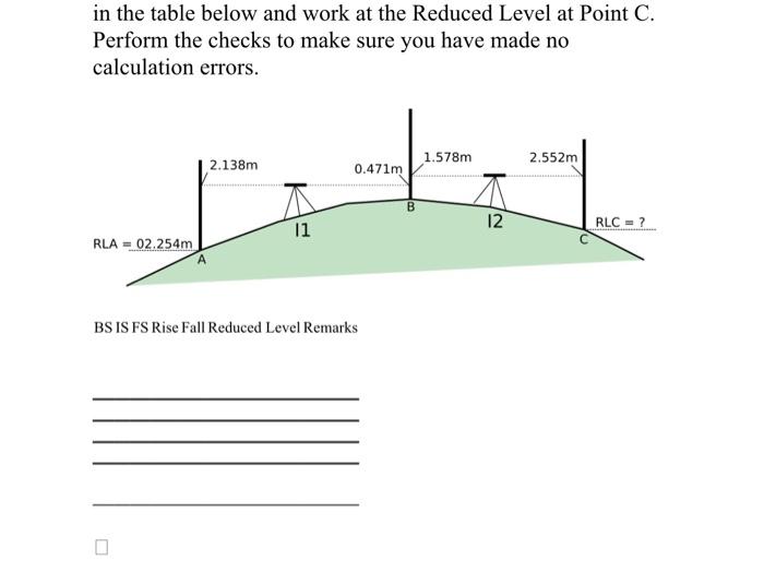 Solved in the table below and work at the Reduced Level at | Chegg.com