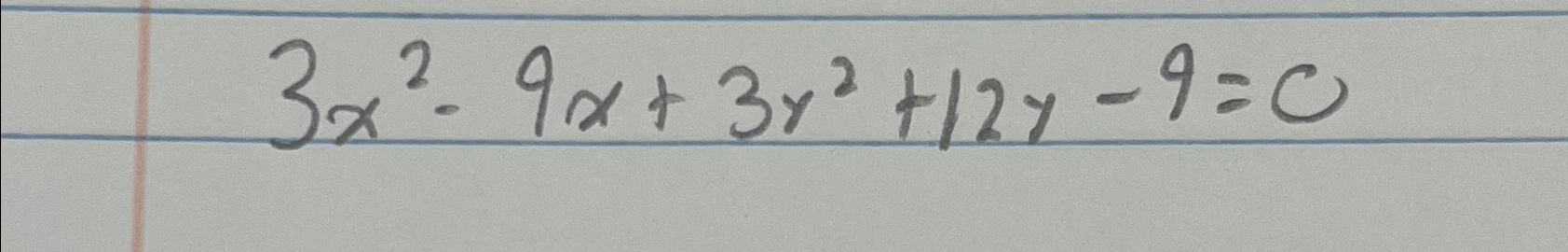 solved-3x2-9x-3y2-12y-9-0-complete-the-square-chegg