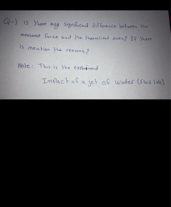 Solved Q-) is there any significant difference between the | Chegg.com