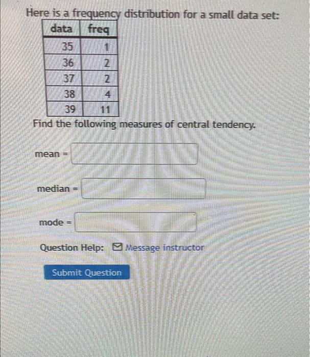 Solved The table below shows the scores of a group of | Chegg.com