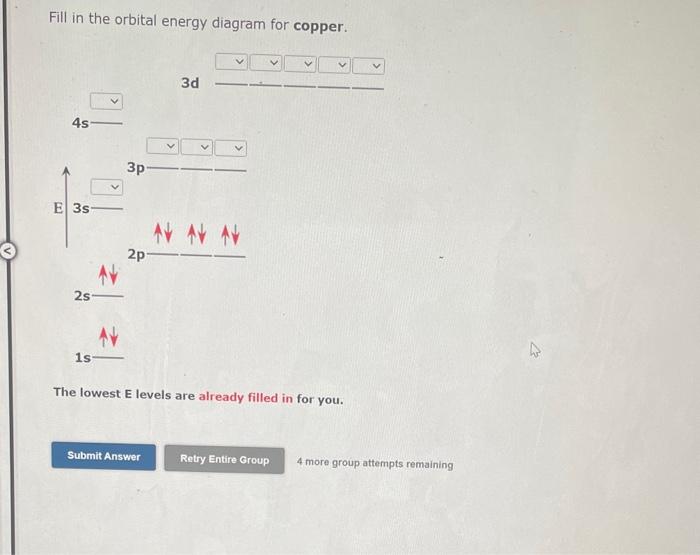 Solved Fill in the orbital energy diagram for the nitrogen | Chegg.com