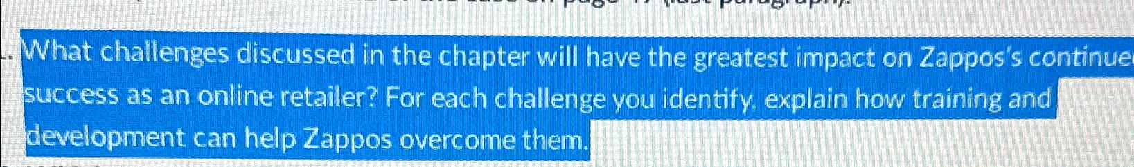 Solved What challenges discussed in the chapter will have | Chegg.com