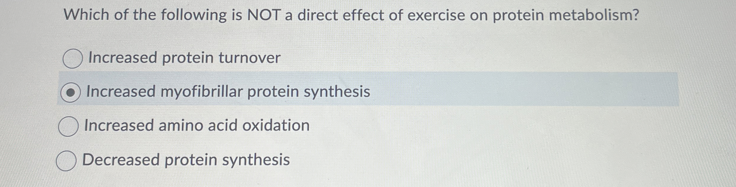 Solved Which of the following is NOT a direct effect of | Chegg.com