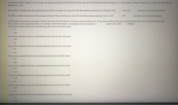 Solved In a simple random sample of 16 humans, we study the | Chegg.com